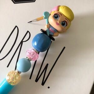 Disney Doorables: Toy Story: Bo Peep handmade beaded pen